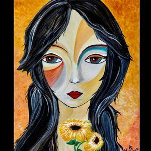 ♥ Black Sunflower ♥